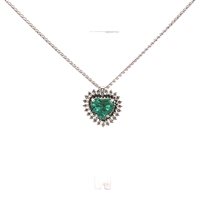 Necklace Recarlo Woman in Gold Smeraldo 1.32 Ct ZS 598/BS - ZS 598/BS